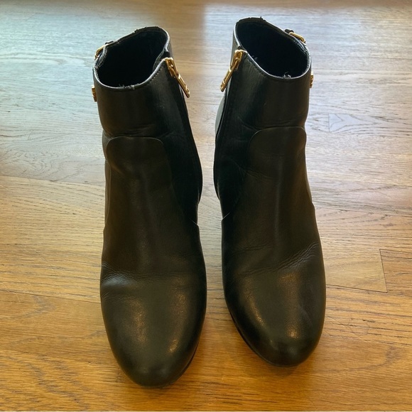 Tori Burch Black Milan leather booties size 8.5 - Picture 6 of 16